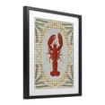 thumbnail image 2 of Stupell Industries Coastal Lobster with Gingham Kitchen Charm Black Framed Print Under Glass, 13 x 16, by Vero Illustrates, 2 of 8