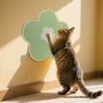 thumbnail image 2 of Pet Supplies Fresh Flower Wall Mounted Scratching Board Sisal Pad for Cats Non-Chip Mat Ideal for Indoor Use, 2 of 4