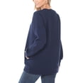 thumbnail image 3 of KOGMO Women's Round Neck Basic Long Sweater with Pockets, 3 of 3