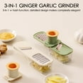 thumbnail image 5 of 3-in-1 Garlic Press, Multifunctional Kitchen Slicer Tool, Effortlessly Crush, Slice and Mince Garlic, Fruit Cutter, Cucumber Slicer, Vegetable Chopper, Essential Kitchen Gadgets, 5 of 8