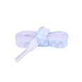 thumbnail image 2 of INSPIRE CHIC Two Color Checkered Flat Shoelaces Plaid Shoe Laces for Sneaker 1 Pair Light Pink Purple Blue 120cm/47.2", 2 of 4