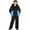 Blue/Black, variant on Kids' Ski Set – 2 Piece Unisex Insulated Waterproof Snow Bib & Hooded Jacket (4-18)