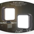 thumbnail image 3 of Luz de Relleno LED ANGGREK Blanca Con Pilas para Videocámara, 3 of 8