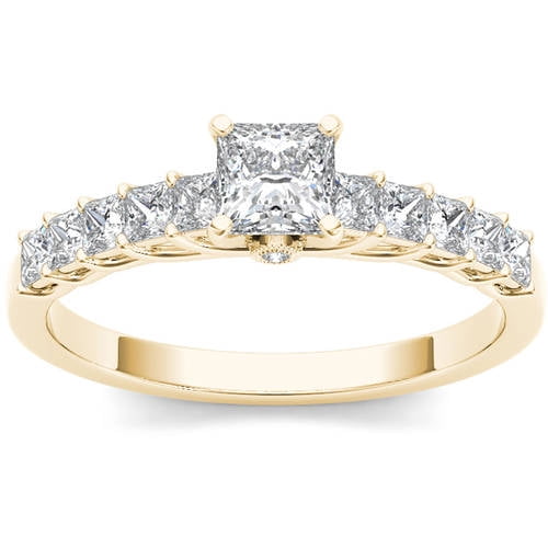 1 Carat T.W. Diamond Classic 14kt Yellow Gold Engagement Ring