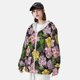 thumbnail image 3 of Balery Colorful Roses Sudadera ligera de manga larga con capucha y protección solar UPF 50+ para hombre y mujer, ideal para pesca y running-3X-Large, 3 of 7