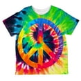 thumbnail image 1 of Peace Sign Tie Dye All Over Toddler T Shirt, 1 of 2