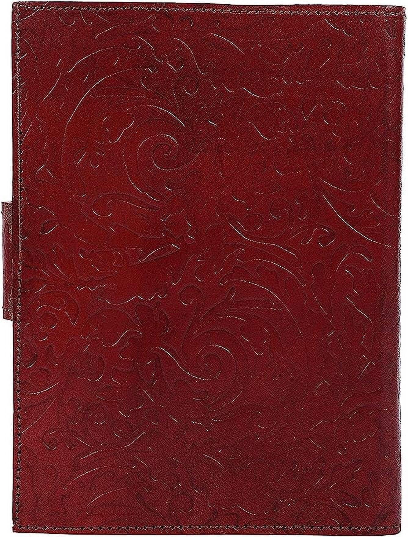 OVERDOSE Center Lock style Leather Journal - Handmade Antique Stone Journal For Students , Office , Men & Women Diary Leather Sketchbook Drawing Journal Notebook - 5 X 7 Inches | 12 X 17 cm | A6