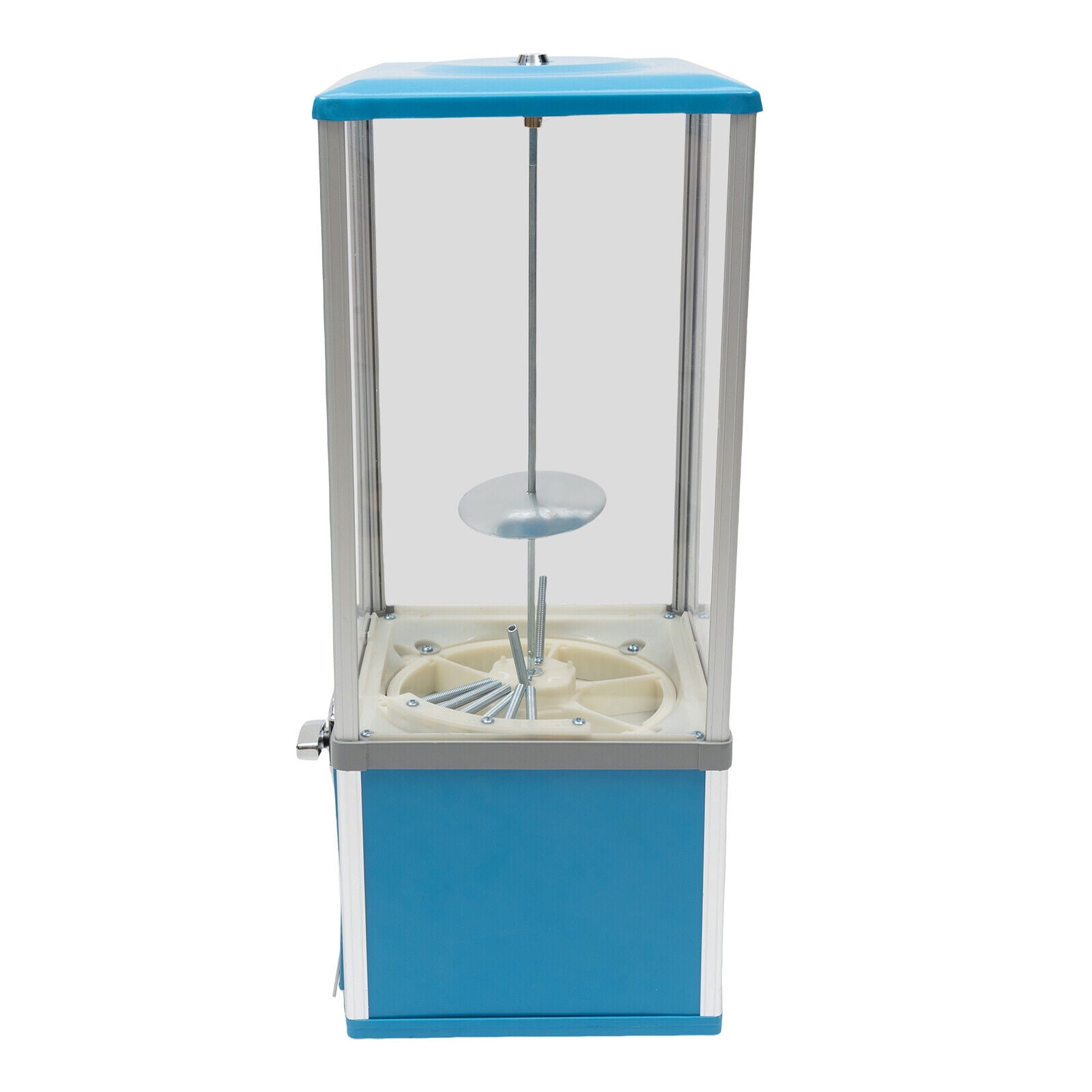 Miumaeov Commercial Vending Machine 25 Cents for 27-45mm Round Candy Capsule Toys 250-1000 Capacity Gumball Bank Dispenser