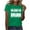 Green, variant on Womens Tops Summer Tunic Tops Funny Basic Graphic Comfy Blouse for Women Short Sleeve