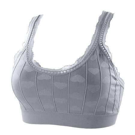 GWAABD Front Closure Breathable Bra Lace Bra Women Sports Bra Tops for Top Fitness Yoga Female Pad Sportswear Vest Tank Tops Sport Push Up Bralette Blouse Top
