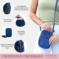 thumbnail image 4 of Kedzie Crosstown Small Crossbody Bag Cell Phone Purse, Navy (Women's), 4 of 8