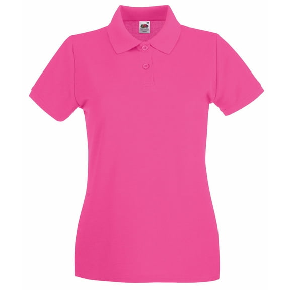 Fruit of the Loom Womens Premium Fitted Short-Sleeved Polo Shirt