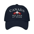 thumbnail image 2 of Canada Is Not For Embroidered Dad Hat Funny Canada Hat Canadian Flag Hat, 2 of 5