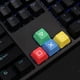 thumbnail image 5 of 4 unids/set teclado mecánico teclas pbt altura opaca oem perfil psp dirección flechas teclas suplementarias teclas para teclado, 5 of 5