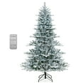 thumbnail image 1 of Árbol de Navidad Artificial Costway Cubierto de Nieve 210 cm 1119 Puntas de PVC y PE 620 Luces LED, 1 of 4