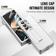 thumbnail image 2 of Case for Samsung Galaxy Z Fold 7, Anti-Scratch Shockproof Plating PC   PU Leather Ultra Slim, with Screen Protector Full Body Protection Case Cover for Samsung Galaxy Z Fold 7, Gold, 2 of 7