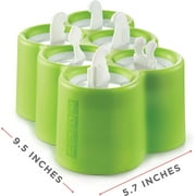 ZOKU Dino Pop Molds, 6 Different Easy-release Silicone Popsicle Molds in One Tray, Unique and Fun Prehistoric Designs, BPA-free