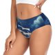 thumbnail image 2 of Fotbe Moonlit Night Sea Sailboat Calzones Estampados para Mujer – Ropa Interior de Algodón, Cómoda, Suave y Elástica-XX-Large, 2 of 6