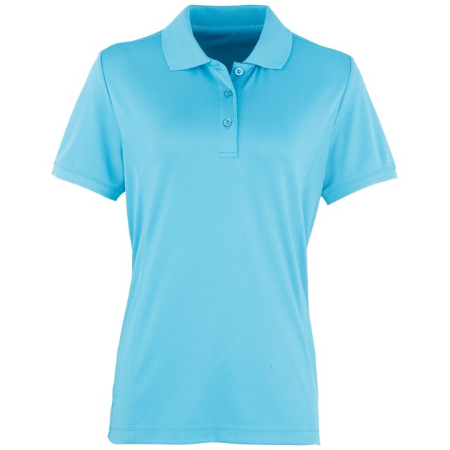 Premier Womens Coolchecker Short Sleeve Pique Polo T-Shirt