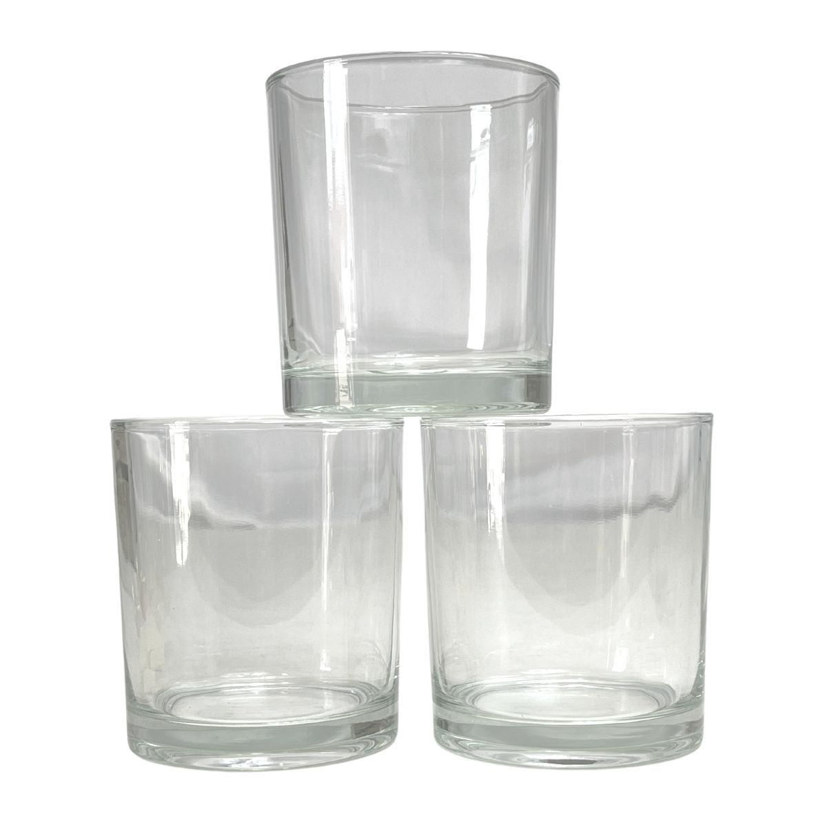 14 oz. Havana Clear Empty Candle making Jar candle vessels for DIY candle-making projects (Box of 12) FREE SHIPPING