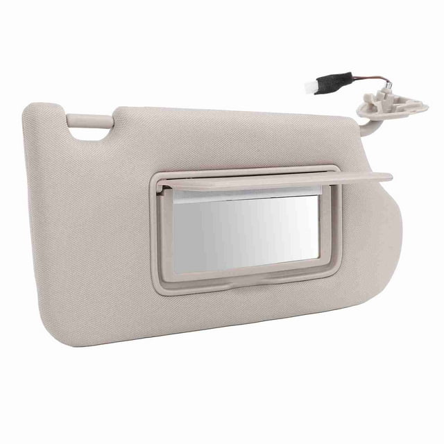 Visera Parasol Para Coche Con Luz De Maquillaje, Beige Elegante Visera Protectora Para Altima 2013-2018 Auto Coche