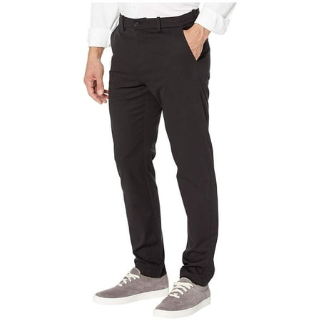 Perry Ellis Slim Fit Stretch Wrinkle Free Soft Chino Black