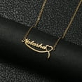 thumbnail image 2 of Vakki Name Customized Necklaces Stainless Steel Personalized Heart Women Pendant Necklace, 2 of 5