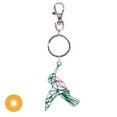 thumbnail image 2 of Color-Changing Key Chain Metal Hummingbird - Green by DelSol for Women - 1 Pc Keychain, 2 of 3