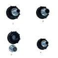 thumbnail image 4 of Kenally Adaptador de grifo de agua de barriles IBC, interfaz de cobre, conector de válvula de riego para jardinería doméstica al aire libre, accesorio Materiales de construcción 1 pulgada 19 mm Kenally TO008850-03, 4 of 6
