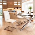 thumbnail image 2 of ZUO Chaise de Salle à Manger Anjou (Lot de 2) Blanc, 2 of 7