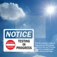 thumbnail image 6 of (2 Pack) Testing In Progress Sign, 6 of 7