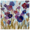 thumbnail image 1 of Great BIG Canvas | Rolled Silvia Vassileva Poster Print entitled Abstracted Florals In Purple, 1 of 4
