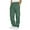 Army Green#3, variant on Viikei Men's Rope Loosening Waist Color Pocket Trousers Loose Sports Trousers
