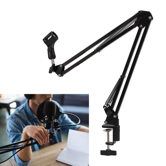 Soporte De Brazo Para Micrófono, Estable, Dirección De 360 grados, Brazo De Soporte Intercambiable, Soporte De Micrófono De Acero Para Grabación De Estudio