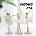 thumbnail image 2 of Ballet Girl Figures Statue Model Toys Action Figure Toy  Pink Set Of 3, 2 of 5