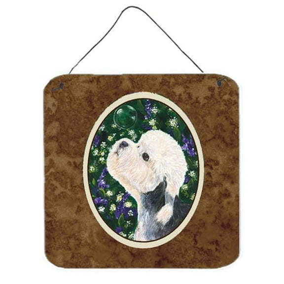 Dandie Dinmont Terrier Aluminium Metal Wall or Door Hanging Prints