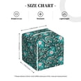 thumbnail image 3 of Goofa Lephants in the Jungle Tissue Box Cover PVC Leather Tissue Holder Square Facial Tissue Case Facial Paper Organizer Dispenser for Bathroom, Vanity Countertop, 3 of 8