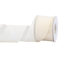 thumbnail image 1 of Joycrosso Burlap Wired Edge Ribbon 2.5 inch x 10 Yards, Ivory, Ideal for Crafting, Gift Wrapping, Wreath, Christmas Tree, and Rustic Wedding Decorations, 1 of 4
