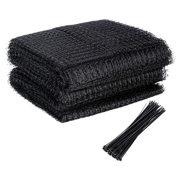 HOMEMAXS Barrier Temporary Fence Protection Net 1000.00X210.00X0.10CM Black