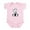 Petal Pink, variant on CafePress - Kiniart Westie LBD Infant Bodysuit - Baby Light Bodysuit, Size Newborn - 24 Months
