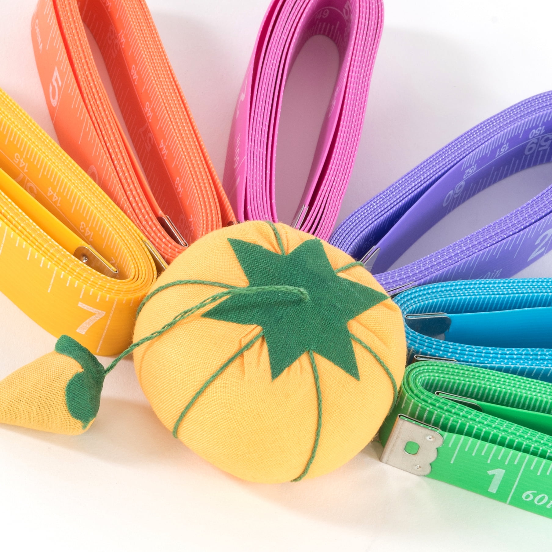Dritz 60" Fun Tape Measures, Assorted, 12 Count
