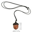 thumbnail image 2 of Greenadscape Sealing Medication Organizer Wood Portable Acorn Shape 1Pack, 2 of 7