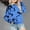 Blue, variant on piuwrlz Hoodies for Girls Long Tops Sleeve Printed Hoodie Long Sleeves Without a Hat Sweater Blue Size 5-6 Years