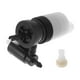 thumbnail image 1 of Bomba de limpiaparabris Unique Bargains con grommet para Audi A4 1998-2015, bomba de líquido limpiaparabris frontal, bomba de limpiaparabris No.2048660521, negro blanco, 1 Pcs, 1 of 1