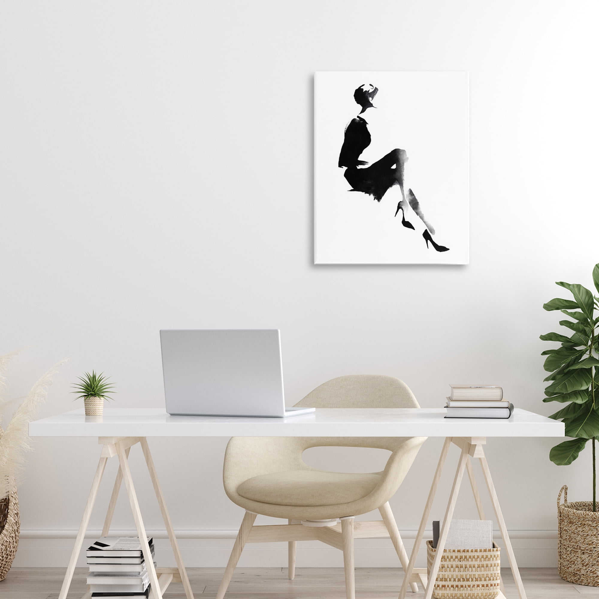 Stupell Industries Chic Silhouette Noir Canvas Wall Art, design by Svetlana Aleynikova