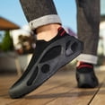 thumbnail image 3 of HEWUQI Men's Slip on Walking Shoes Wide Cushion Running Tennis Sneakers with Arch Support Insole Non Slip Workout Gym Athletic Fashion Shoes Black Size 8.5, 3 of 6