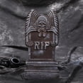 thumbnail image 5 of Halloween 3D Tombstone Decoration, Spooky Graveyard Headstone Prop for Haunted House, Lightweight Foam RIP Tombstone for Halloween Party Yard Lawn Outdoor Decor, 5 of 5