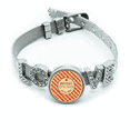 thumbnail image 1 of Comprobado UK Londres Britian Stamp Pulsera pulsera pulsera de cristal amor pulsera ajustable, 1 of 2