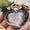 Clear Quartz, variant on Natural Healing Energy Heart Shape Stone Wing Dragon Pendant Reiki Amulet-Opal