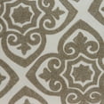 thumbnail image 5 of Parkland Collection Noori 20x20" Damask Cotton Throw Pillow in Beige/Brown, 5 of 8